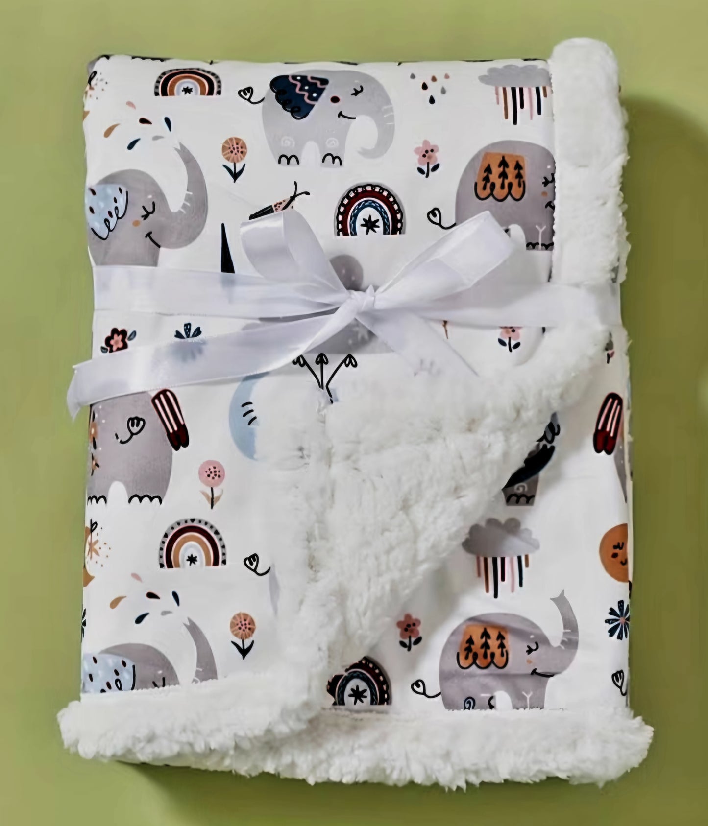 Cozy Double Layered Animal Print Blanket