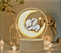 Moonlight sleeping elephant night light