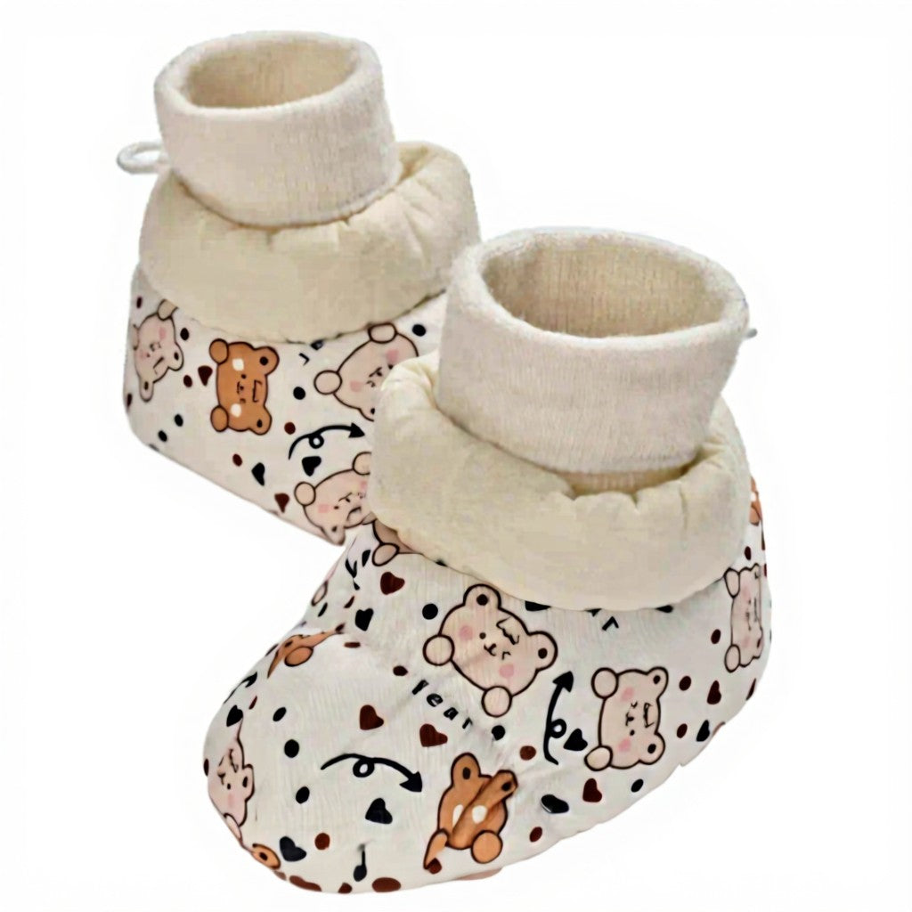 Bear sock booties