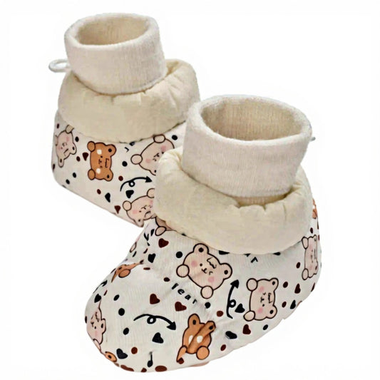 Bear sock booties