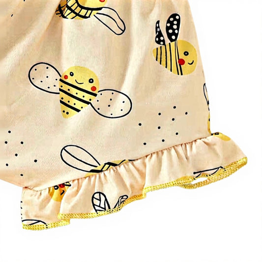 “Sweet as Can Bee” 3-Piece Baby Outfit Set (9–12 Months)