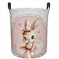 Foldable fabric basket