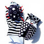 Cartoon animal rattle and sock set