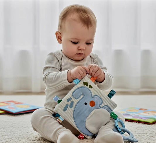 Cartoon Elephant Crinkle Sensory Sheet