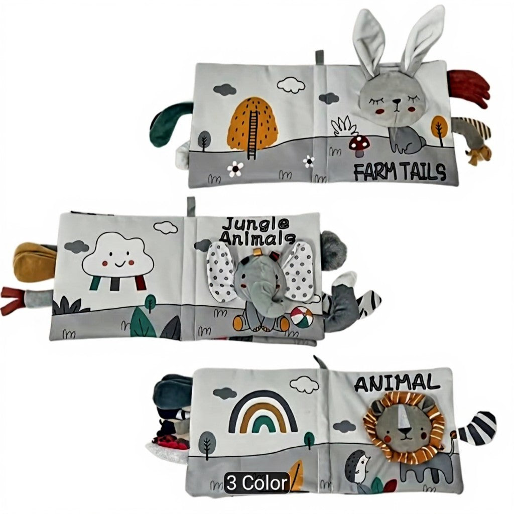 Soft Animal-Themed Cloth Book