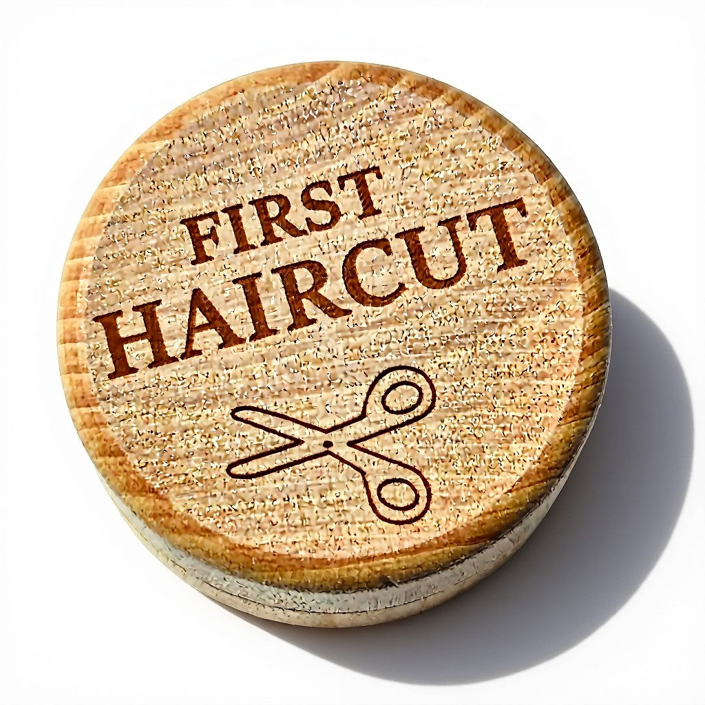 First haircut keepsake box