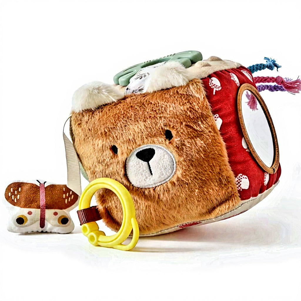 Fabric Sensory Activity Cube