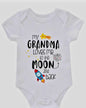 “Grandma Loves Me to the Moon and Back” Cotton Baby Romper (0–3 Months)