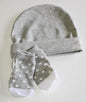 Grey Beanie & Socks Set (0–3 Months)