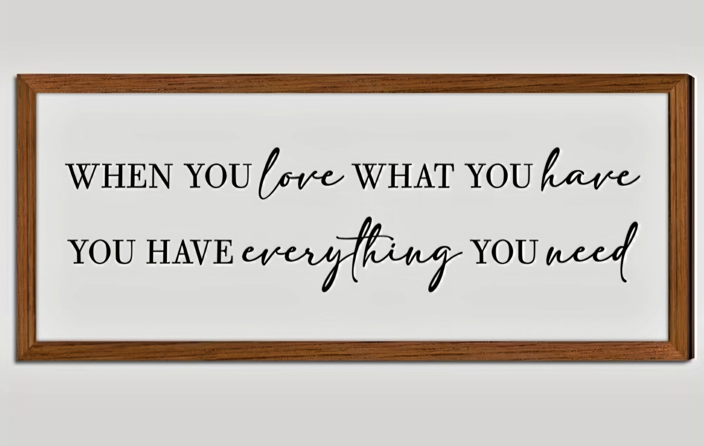 Wooden Inspirational Quote Sign