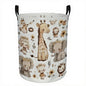 Foldable fabric basket