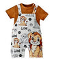 Cute lion print onesie