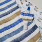 Muslin burp cloths and dummy clip