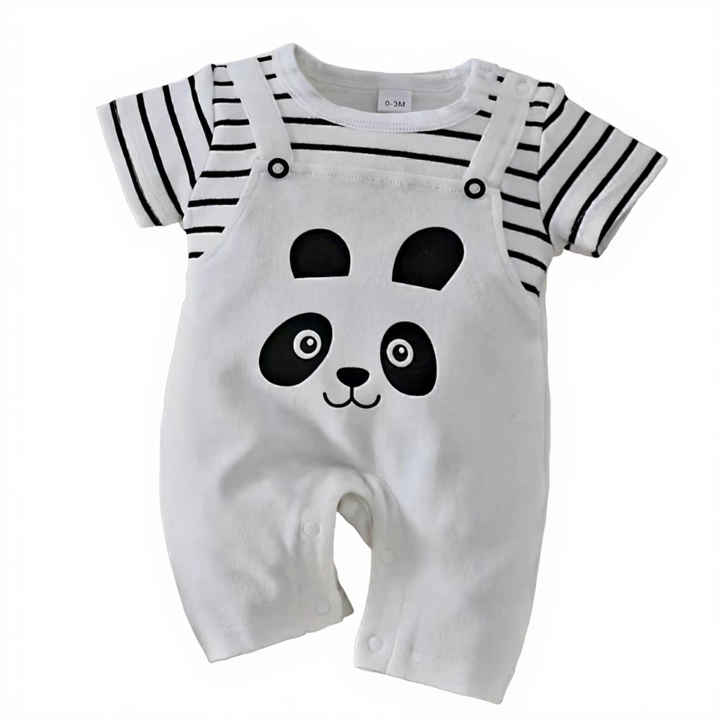 Boys’ Panda 2-in-1 Romper Set (6–9 Months)