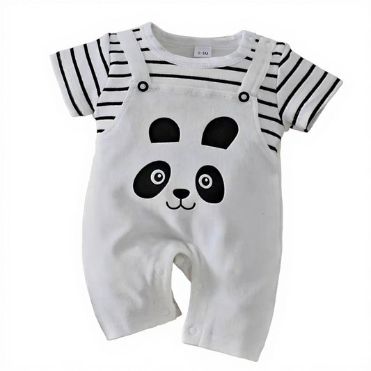 Boys’ Panda 2-in-1 Romper Set (6–9 Months)