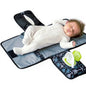 Portable Diaper Changing Pad with Wet Wipes & Storage