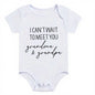 “I Can’t Wait to Meet You Grandma and Grandpa” Cotton Bodysuit (0–3 Months)