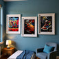 Set of 3 graffiti basketball wall art