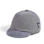 Striped adjustable hat