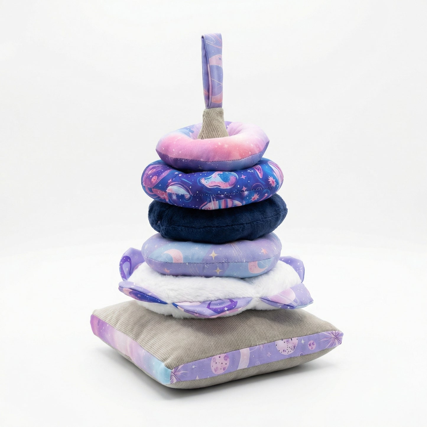 Stackable ring toy