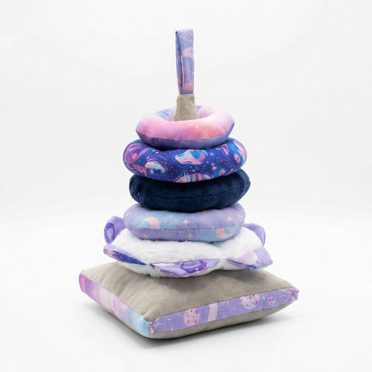 Stackable ring toy