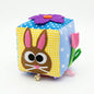 Blue sensory cube for little explorers