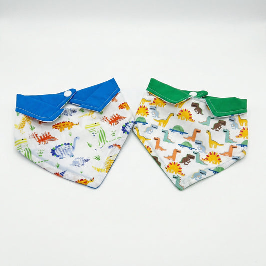 Bandana bibs with collar